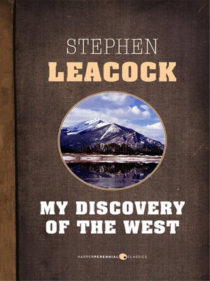 cover image of My Discovery of the West